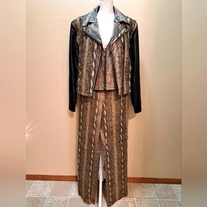 Harley Davidson Snakeskin Leather 5 PC Set